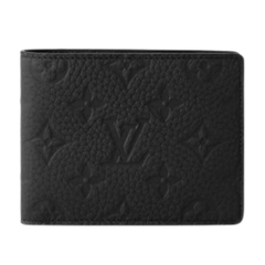 Louis Vuitton Wallet Leather Multiple Monogram Taurillon Men's