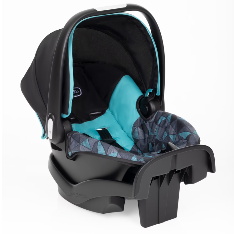 Evenflo NurtureMax Infant Car Seat Dallas Blue | Lightweight Rear Facing Baby Car Seat with 5-Point Harness