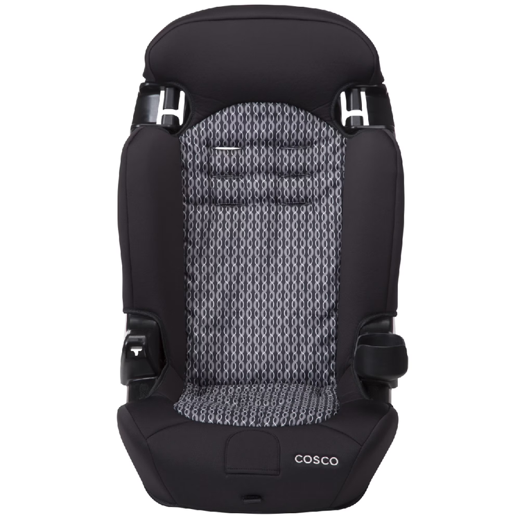 Cosco Kids Finale 2-in-1 Toddler High-Back Booster Car Seat Braided Twine II Lightweight Portable 5-Point Harness