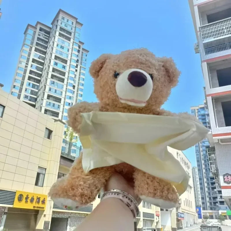 Shy Face Cover Ing Teddy Bear Brithday Gift Hide and Seek Cat Bear Electric Plush Toy Baby Entertainment Speaks Toys