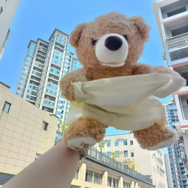 Shy Face Cover Ing Teddy Bear Brithday Gift Hide and Seek Cat Bear Electric Plush Toy Baby Entertainment Speaks Toys