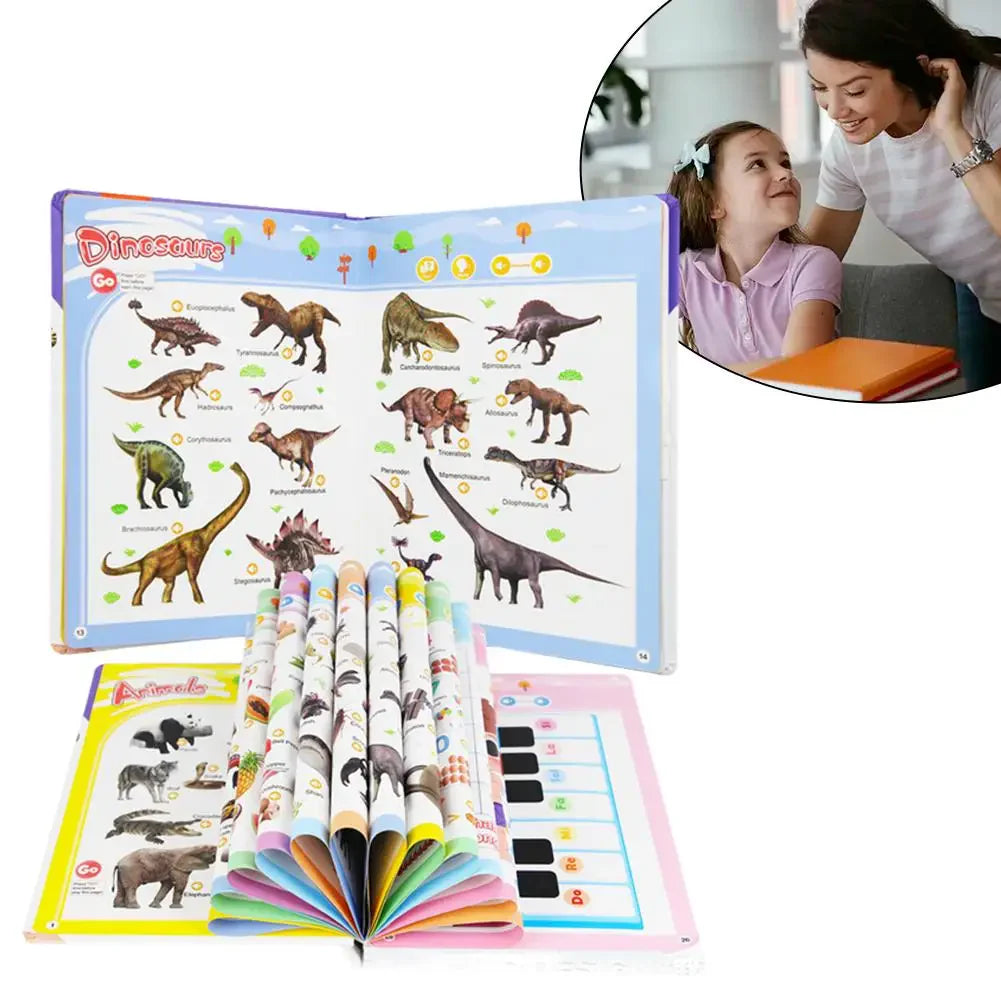 English Audio Reading Book Natural Enlightenment English Early Education Audio Books Suit For All Ages Kids English Words Book