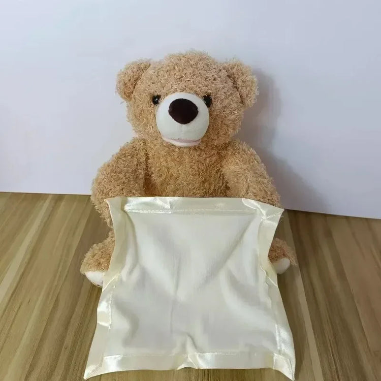 Shy Face Cover Ing Teddy Bear Brithday Gift Hide and Seek Cat Bear Electric Plush Toy Baby Entertainment Speaks Toys
