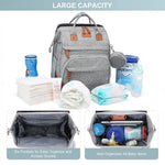 Multifunctional Bed Diaper Backpack Baby Girl Boy Nappy Changing Bag Large Capacity Folding Crib Nursing Mommy Bag for Travel