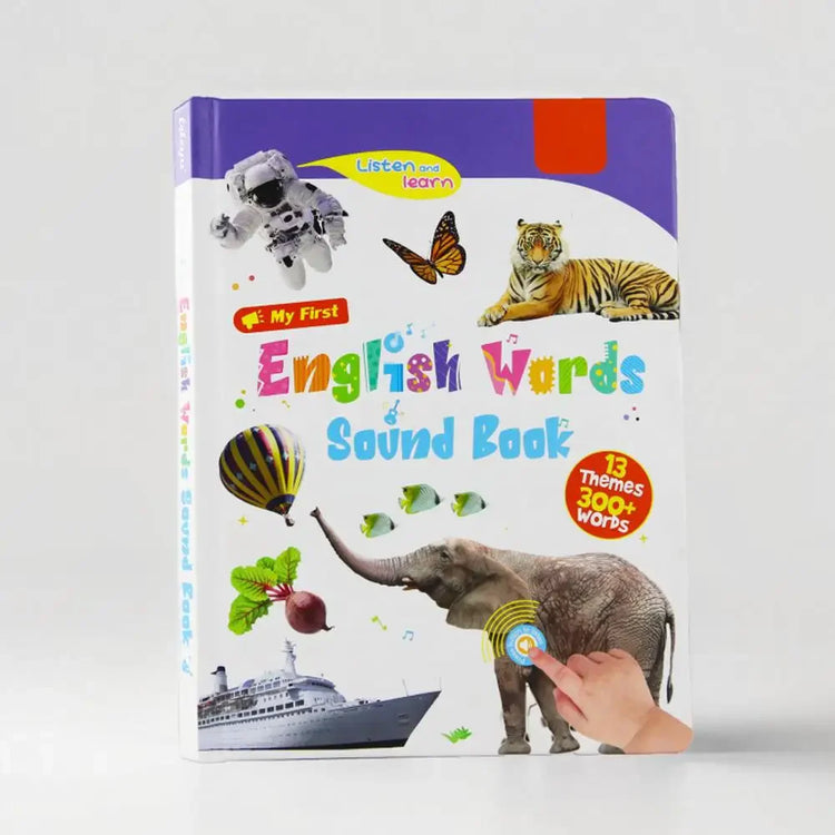English Audio Reading Book Natural Enlightenment English Early Education Audio Books Suit For All Ages Kids English Words Book