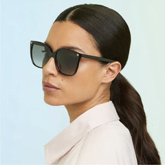 Gucci Women Sunglasses Cat-Eye GG0022S Black Frame Grey Gradient | Italy