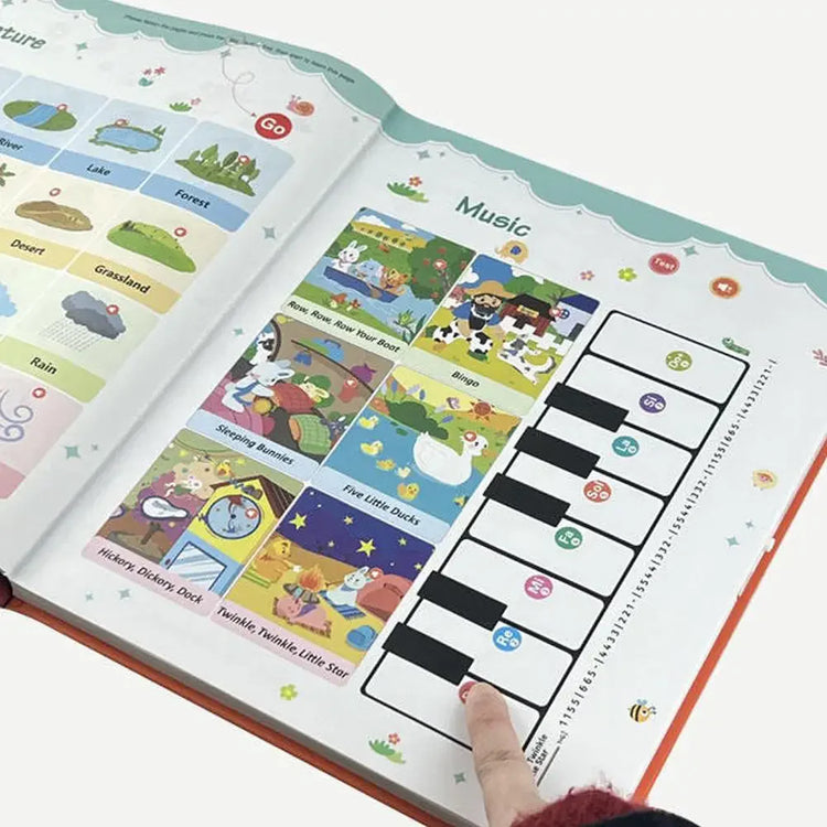 English Audio Reading Book Natural Enlightenment English Early Education Audio Books Suit For All Ages Kids English Words Book