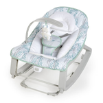 Ingenuity Keep Cozy 3-in-1 Vibrating Infant Toddler Baby Bouncer Rocker Gray Stationary Seat