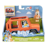 Bluey Heeler Family Road Trip 4WD Vehicle Toy | Includes Poseable Chilli Figure for Kids Ages 3+