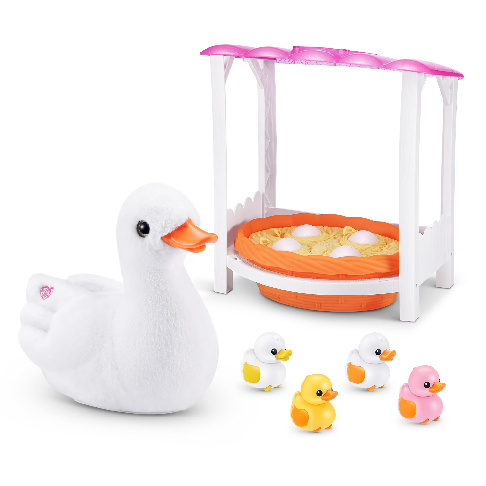 Pets Alive Mommy Duck & Baby Surprise Interactive Waddle & Hatch Toy By ZURU