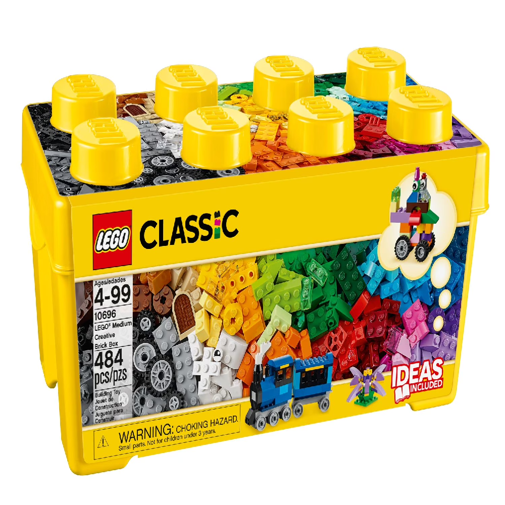 LEGO Classic Medium Creative Brick Box 484 Pieces | Building Blocks Toy Set For Kids