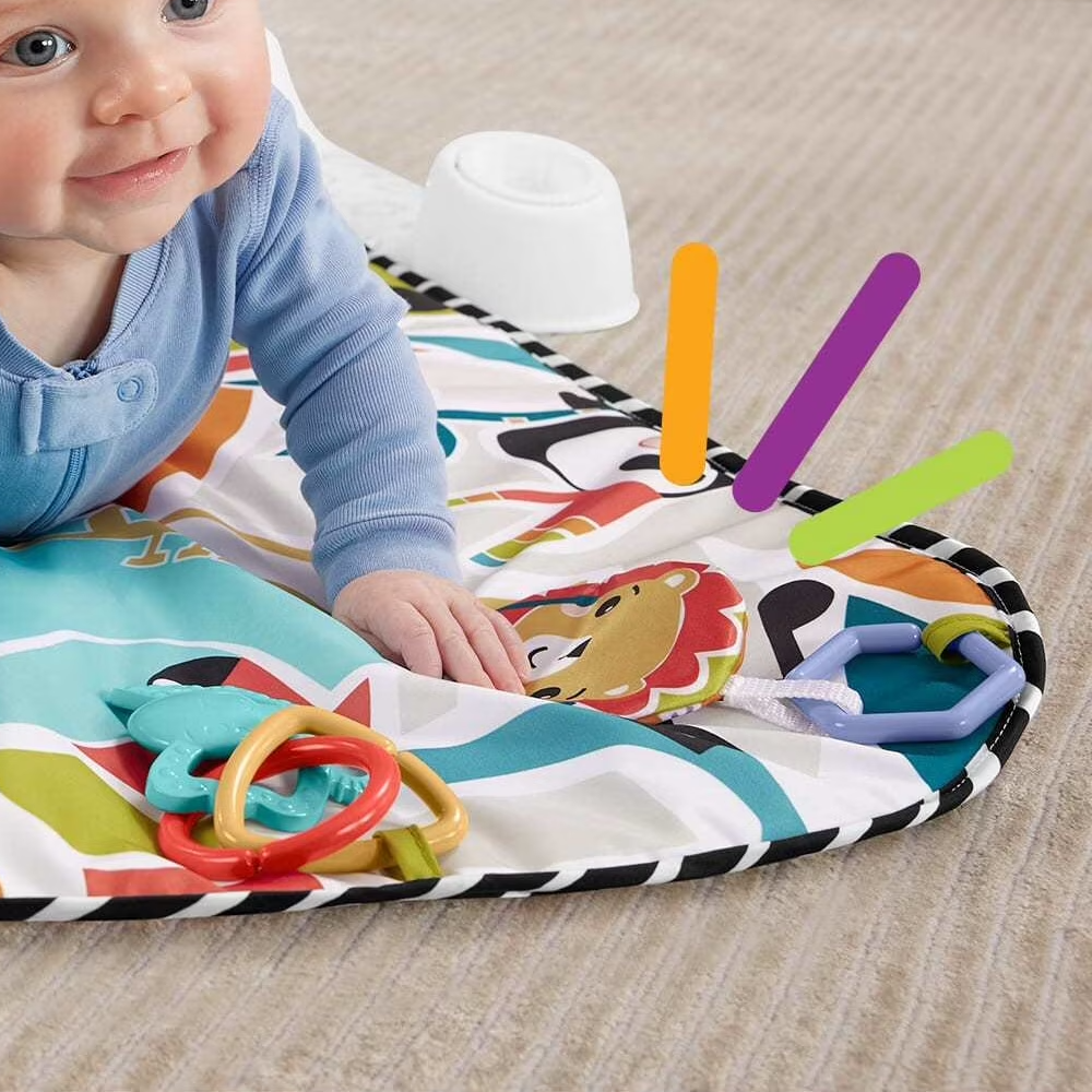 Fisher Price Glow and Grow Kick & Play Piano Gym | Musical Baby Activity Play Mat