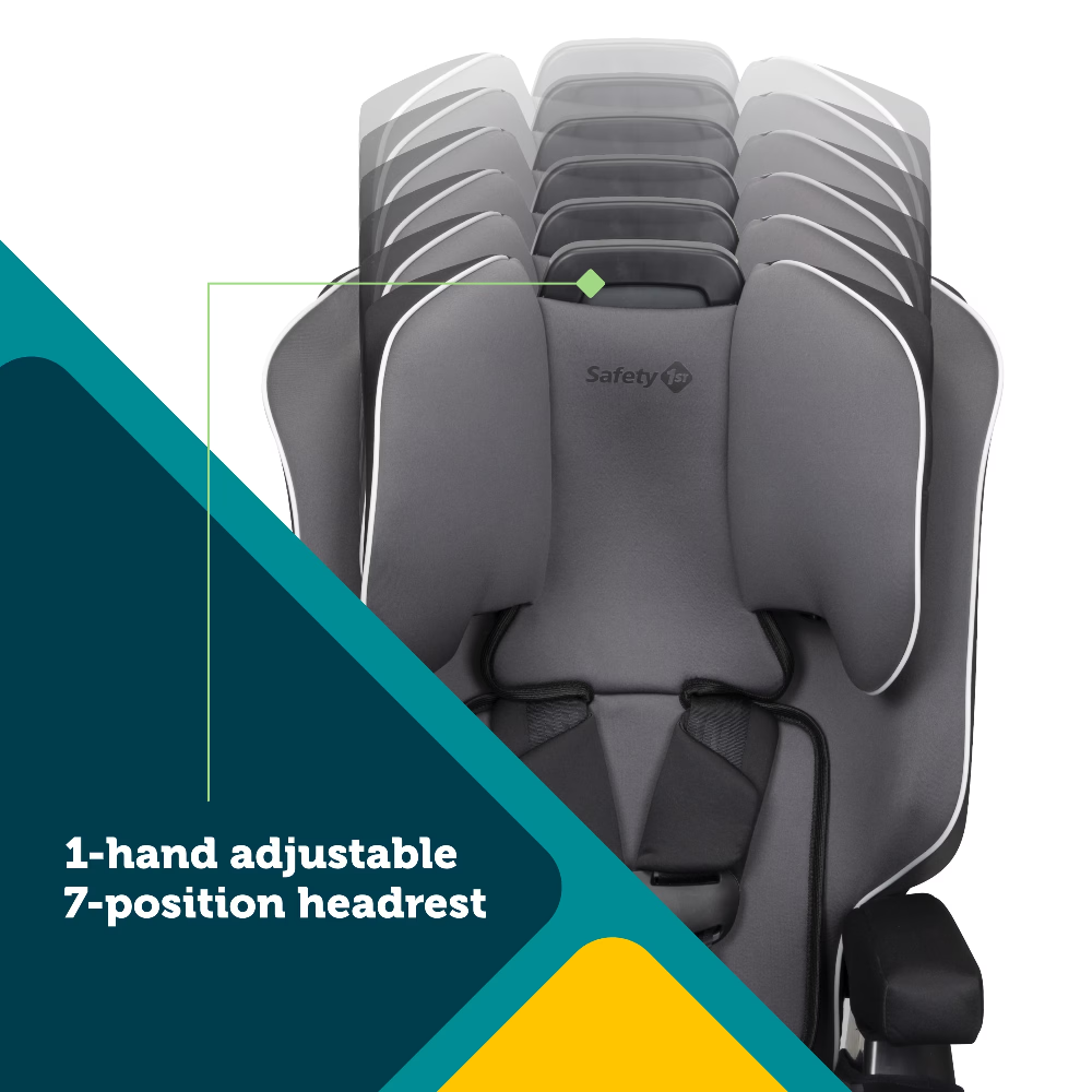 Safety 1st Store n Go Sport Booster Car Seat | 2 in 1 High Back & Backless Booster Seat