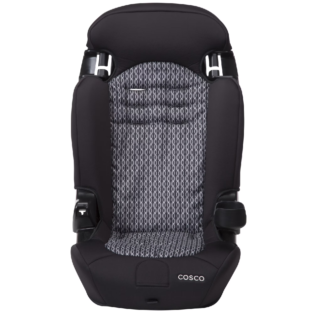 Cosco Kids Finale 2-in-1 Toddler High-Back Booster Car Seat Braided Twine II Lightweight Portable 5-Point Harness