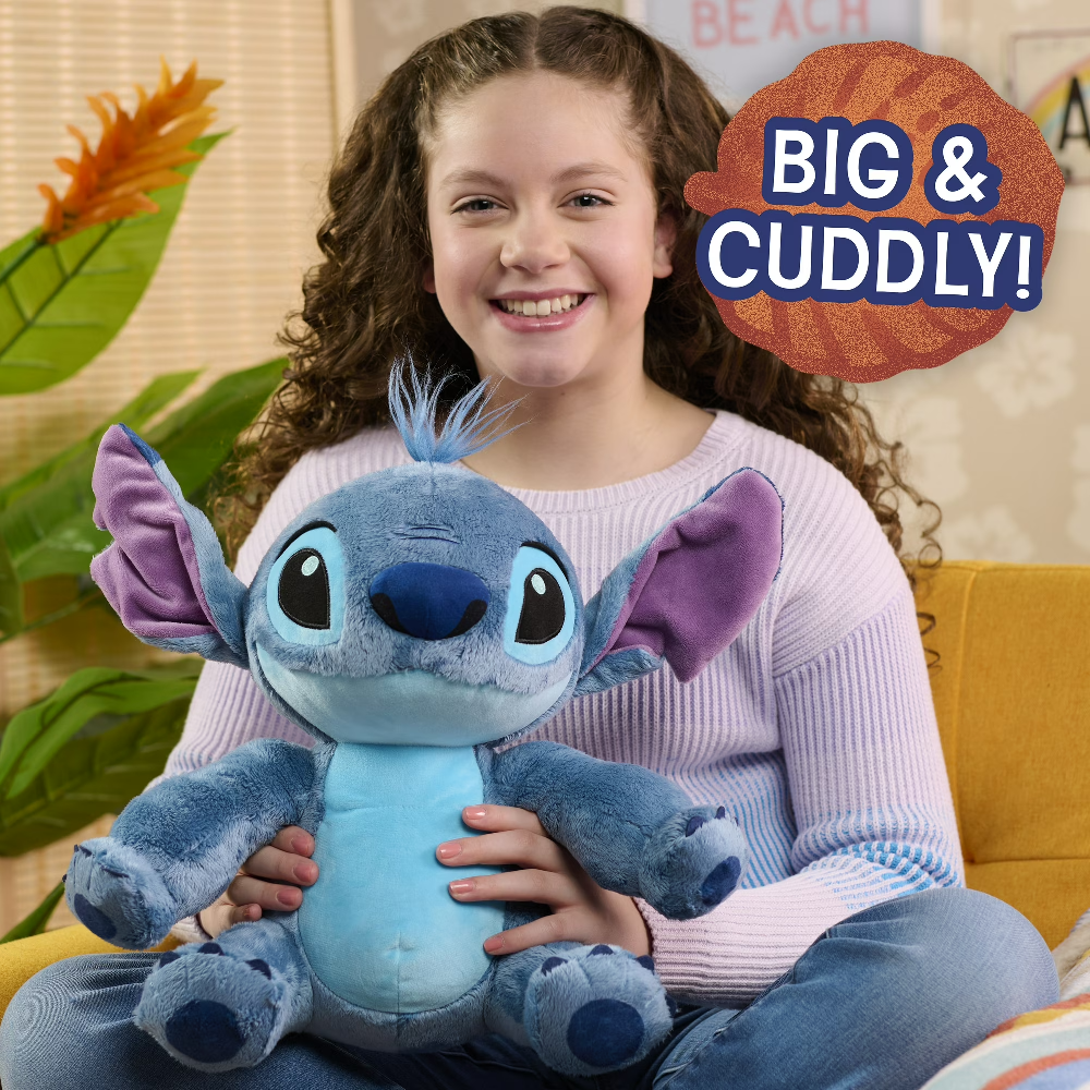 Disney Lilo & Stitch 14 Inch Plush Toy | Soft Fuzzy Stitch Stuffed Animal For Kids