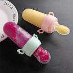 Silicone Baby Spoon Bottle Feeder | BPA Free Infant Food & Fruit Feeding Pacifier