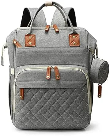Diaper Bag Backpack Baby Bag, Baby Girl Boy Diaper Bag for Dad Mom with Pad, Travel Large Diaper Bags with Pacifier Case