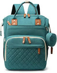 Diaper Bag Backpack Baby Bag, Baby Girl Boy Diaper Bag for Dad Mom with Pad, Travel Large Diaper Bags with Pacifier Case
