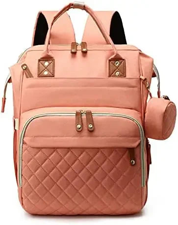 Diaper Bag Backpack Baby Bag, Baby Girl Boy Diaper Bag for Dad Mom with Pad, Travel Large Diaper Bags with Pacifier Case